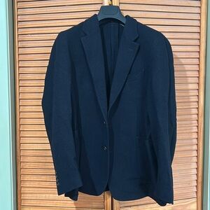 Navy Italian Wool Sport Coat